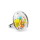 Bague en verre soufflée - Cachou Mini Billes