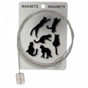 Photo holder cable and magnets - Magnetic Cable Heroes Flex