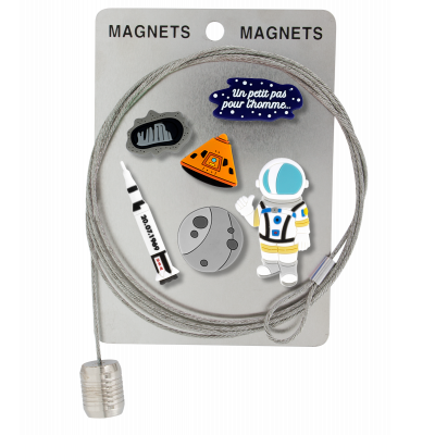 Câble porte photos et magnets - Magnetic Cable - Astronaute