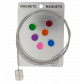 Câble porte photos et magnets - Magnetic Cable Chat blanc