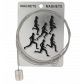 Câble porte photos et magnets - Magnetic Cable Chat blanc