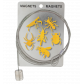 Photo holder cable and magnets - Magnetic Cable Astronaute