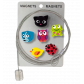 Câble porte photos et magnets - Magnetic Cable Coccinelle