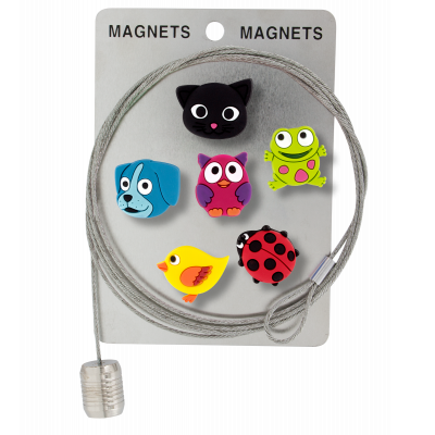 Câble porte photos et magnets - Magnetic Cable - Animaux