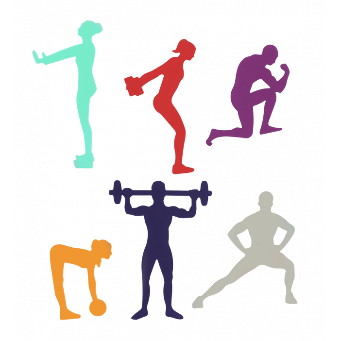 Set di calamite - Magnetic Heroes Fit