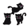Set de 3 aimants - Happy