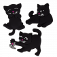 Set of 3 magnets - Happy