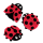Set of 3 magnets - Happy