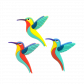 3er-Set Magnete - Happy Astronaute