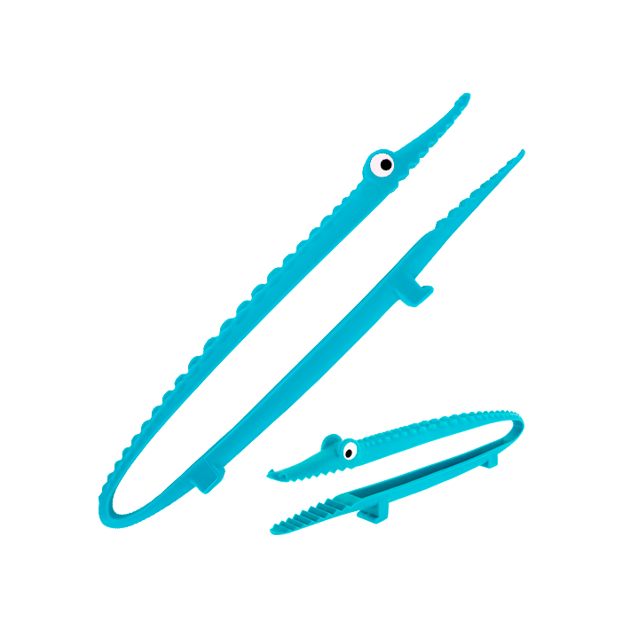 Kitchen tongs - Croc'odile Blue