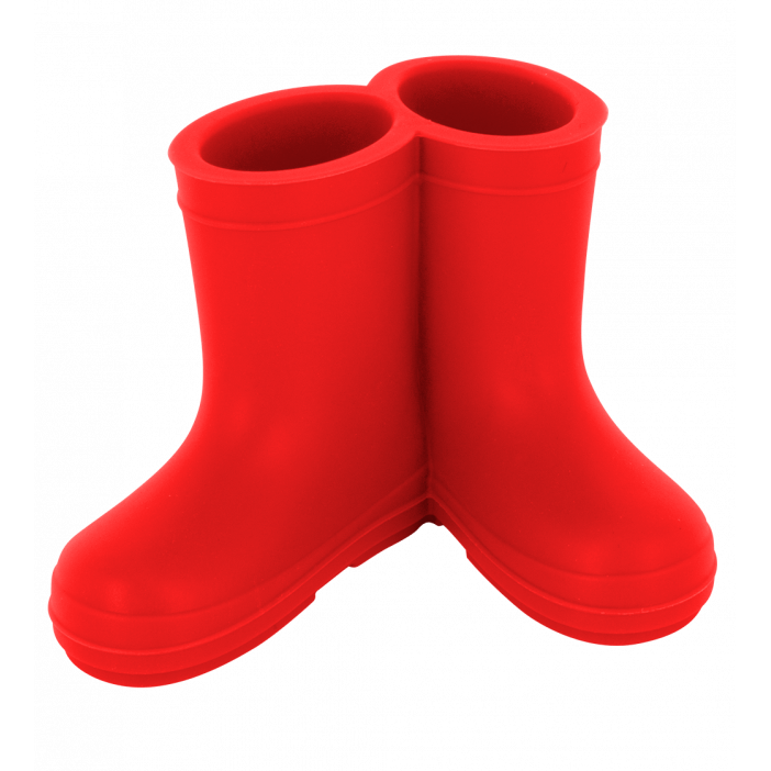 Porte brosse à dents - Boots Teeth Rouge