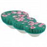 Set of 3 bowls covers - Charlotte Orchid Blue