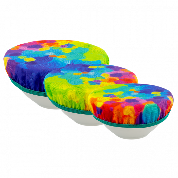 Set of 3 bowls covers - Charlotte Palette