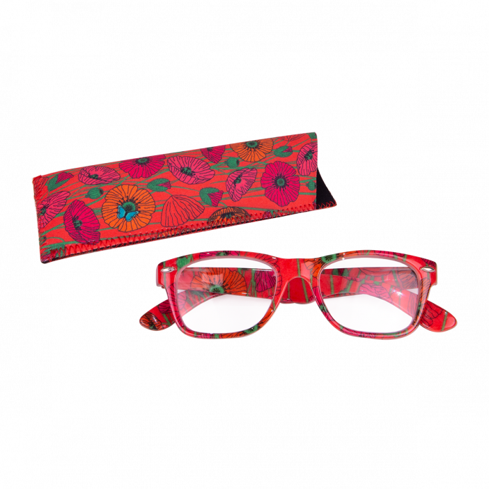 Lunettes de correction - Lunettes X4 Carrées Coquelicots