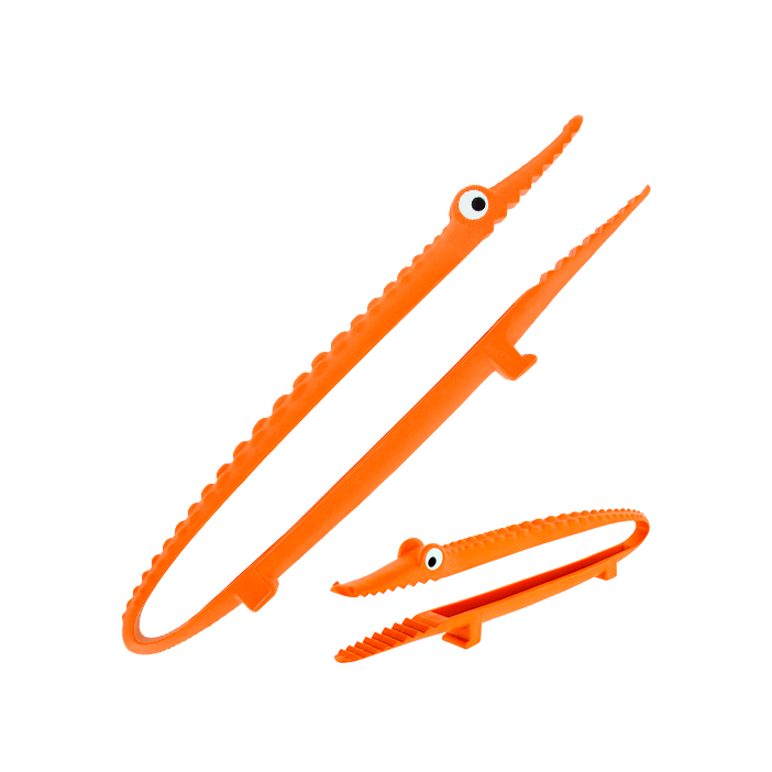 Kitchen tongs - Croc'odile Orange