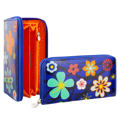 Portefeuille - Voyage - Blue Flower