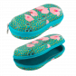Hard glasses case - Voyage Blue Flower