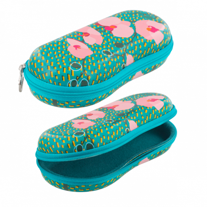 Festes Brillenetui - Voyage Orchid Blue