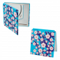 Pocket mirror - Mimi 2 Blue Flower