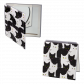Pocket mirror - Mimi 2 Blue Flower
