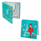 Pocket mirror - Mimi 2 Blue Flower
