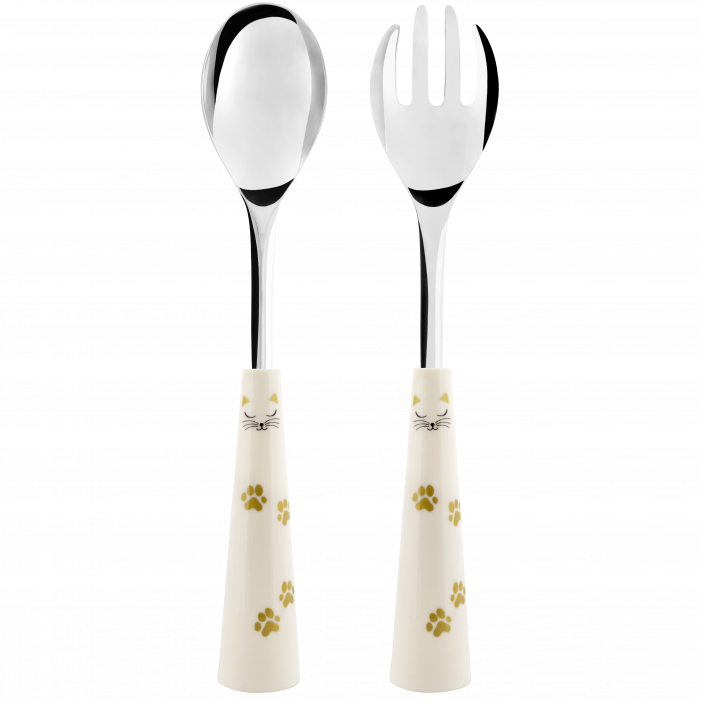 Serving Set - Banquet White Cat