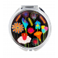 Pocket mirror - Lady Look Blue Owl
