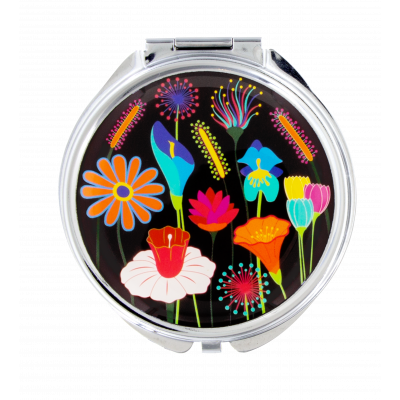 Miroir de poche - Lady Look - Jardin fleuri
