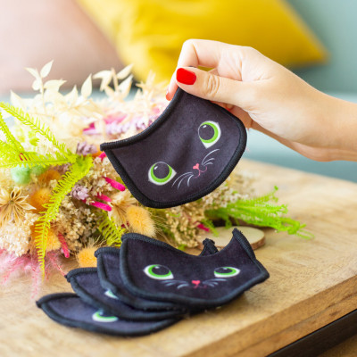 Set of 6 washable makeup remover discs - Beautycat