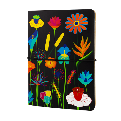 Double carnet A5 - Smart note - Jardin fleuri