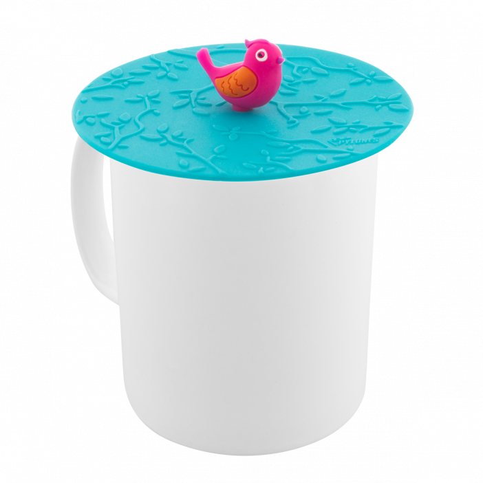 Couvercle silicone pour mug - Bienauchaud 10 cm Oiseau