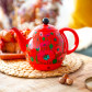Electric kettle with european plug 1 L - Byzance Jardin fleuri
