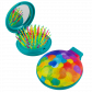 Brosse à cheveux miroir 2 en 1 - Lady Retro Orchid Blue