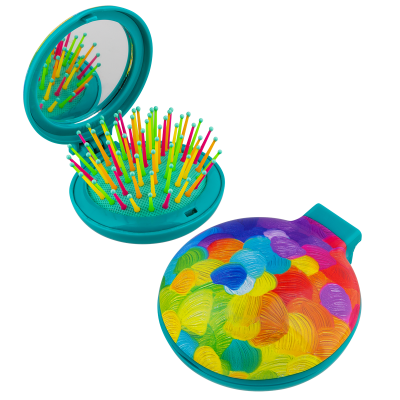 Brosse à cheveux miroir 2 en 1 - Lady Retro - Palette