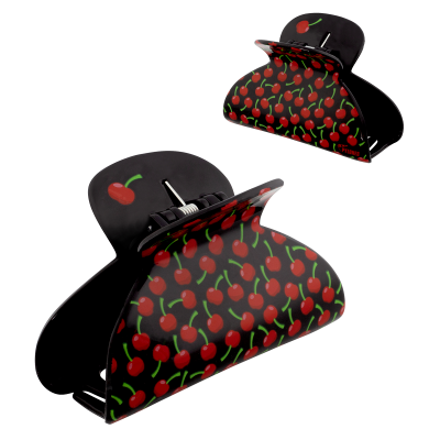 Pince à cheveux crabe - Ladyclip Large - Cherry