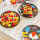 Set of 4 Plates - Dessert coloré
