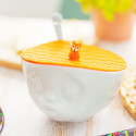 Couvercle silicone pour bol - Bienauchaud / Bienaufroid XL 15 cm Renard