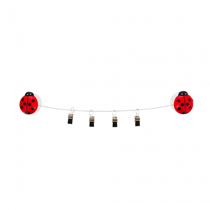 Second Chance - 4 Suction cup clips - Ani-clip Ladybird
