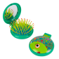 Brosse à cheveux miroir 2 en 1 - Lady Retro Orchid Blue