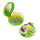 Haarbürste mit Spiegel 2 in 1 - Lady Retro - Pompon