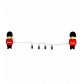 4 suction cup clips - Ani-clip Queen Yellow