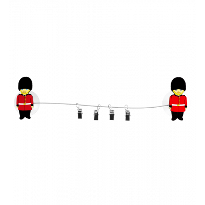 4 Saugnapf Clips- Ani-clip - Guard