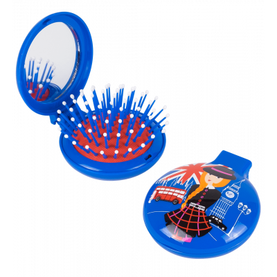 Brosse à cheveux miroir 2 en 1 - Lady Retro - Petite Anglaise
