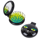 Brosse à cheveux miroir 2 en 1 - Lady Retro Orchid Blue