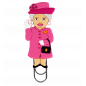 Small bookmark - Ani-smallmark Queen Pink