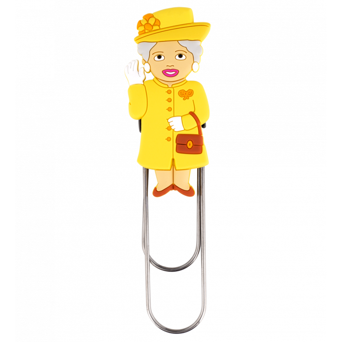 Large bookmark - Ani-bigmark Queen Yellow