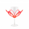Seconde Chance - Bicchiere da vino in silicone Rosa