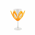 Bicchiere da vino in silicone - Vintage Rosa