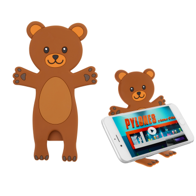 Support téléphone bureau - Ani-stand - Ours brun