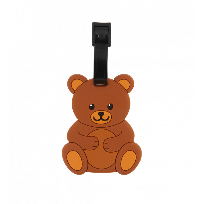 Luggage label - Ani-luggage Brown bear